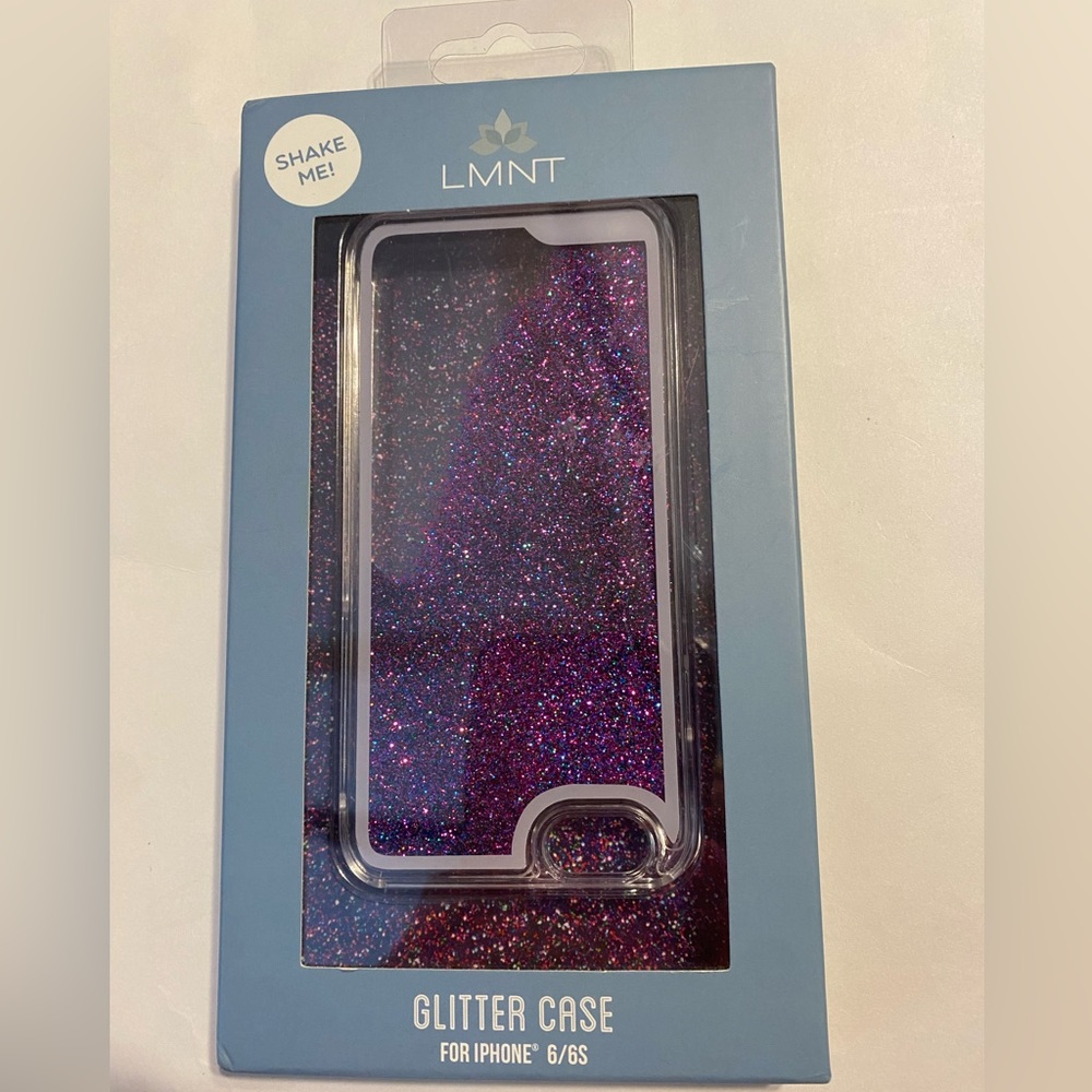 NIB LMNT I PHONE 6/6S Glitter Phone Case